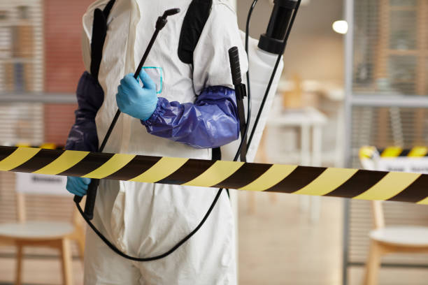 Professional Blood Cleanup technician working in Manhasset, NY